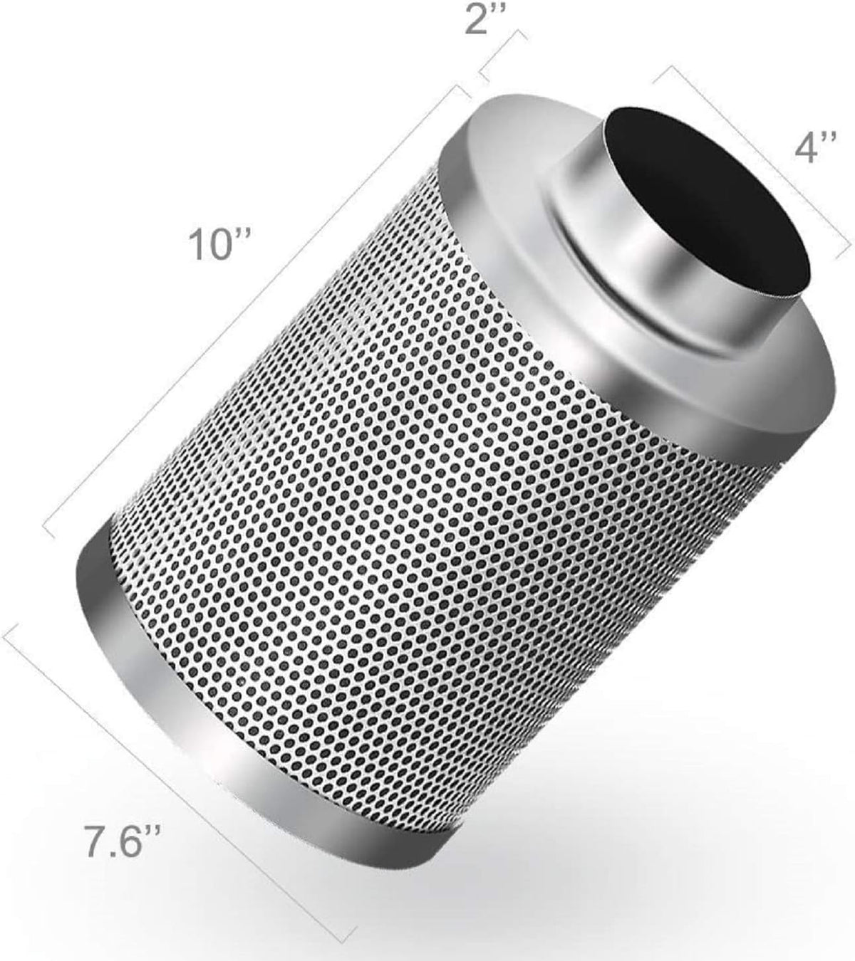 8 Inch 500 CFM Inline Fan Carbon Filter 25 Feet Ducting Combo M939