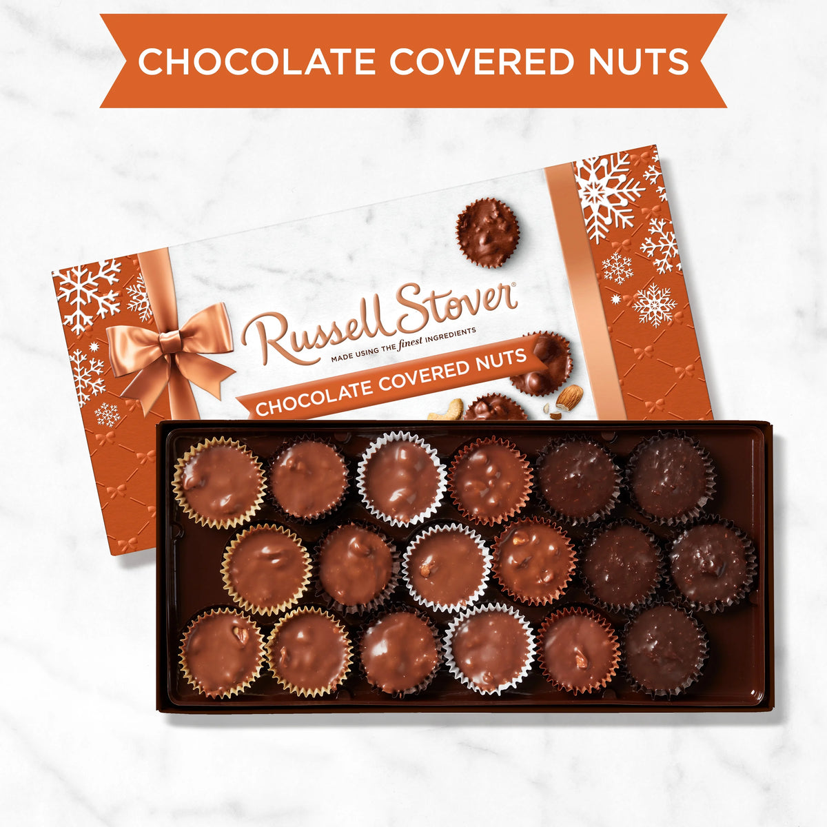 9 oz Milk & Dark Chocolate Covered Nuts Assortment Z55814