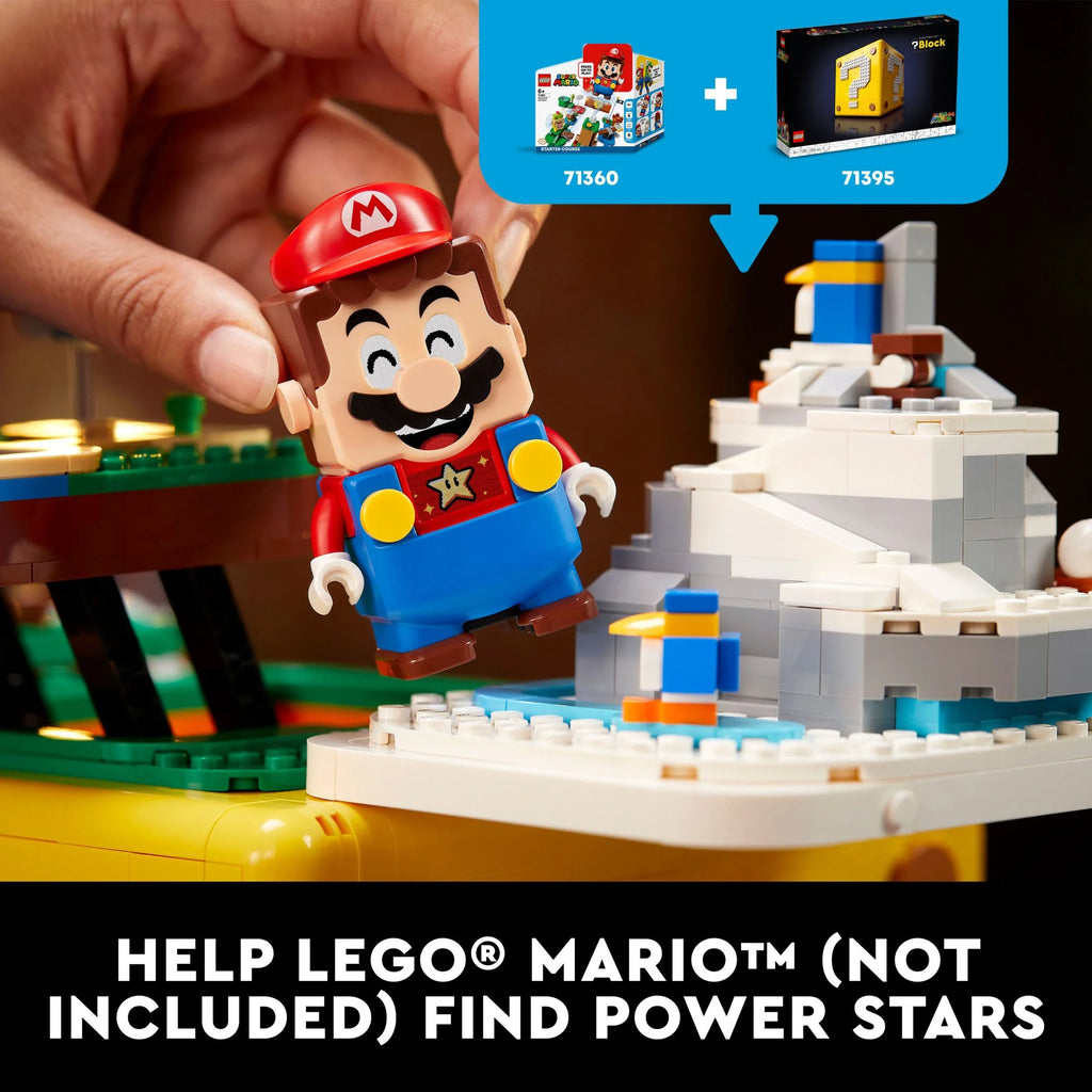 LEGO Super Mario 64 Question Mark Block 3D Model Set with Micro Figures B855476