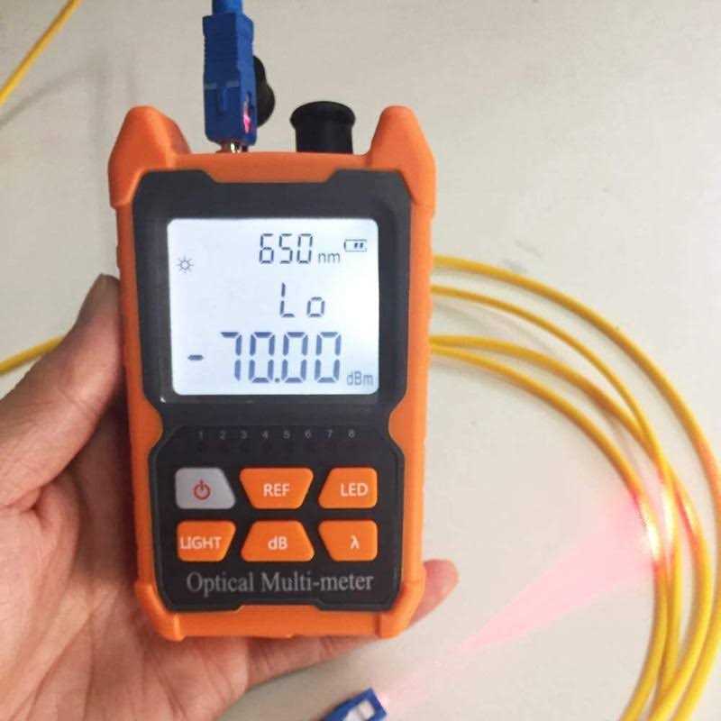 Fiber Optic Cable Tester Optical Fiber Power Meter with Visual Fault Locator I7096