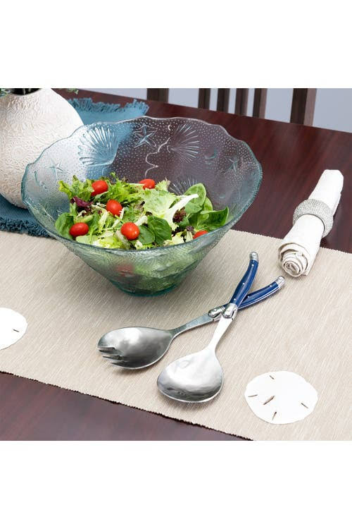 Recycled Glass 3-Piece Salad Bowl & Salad Servers Set H688114
