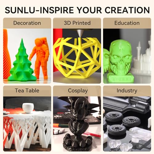 Black PLA+ 1.75mm 1KG 3D Printer Filament D12934
