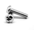 #10-24 x 1 1/4 Coarse Thread Machine Screw Round Head Zinc Plated B6975