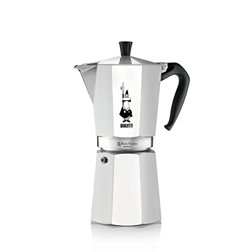 18 Cups (27 Oz - 810 Ml) Aluminium Silver Stovetop Espresso Maker G92208
