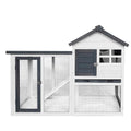 48''L Rabbit Hutch Wood House Pet Cage P7829