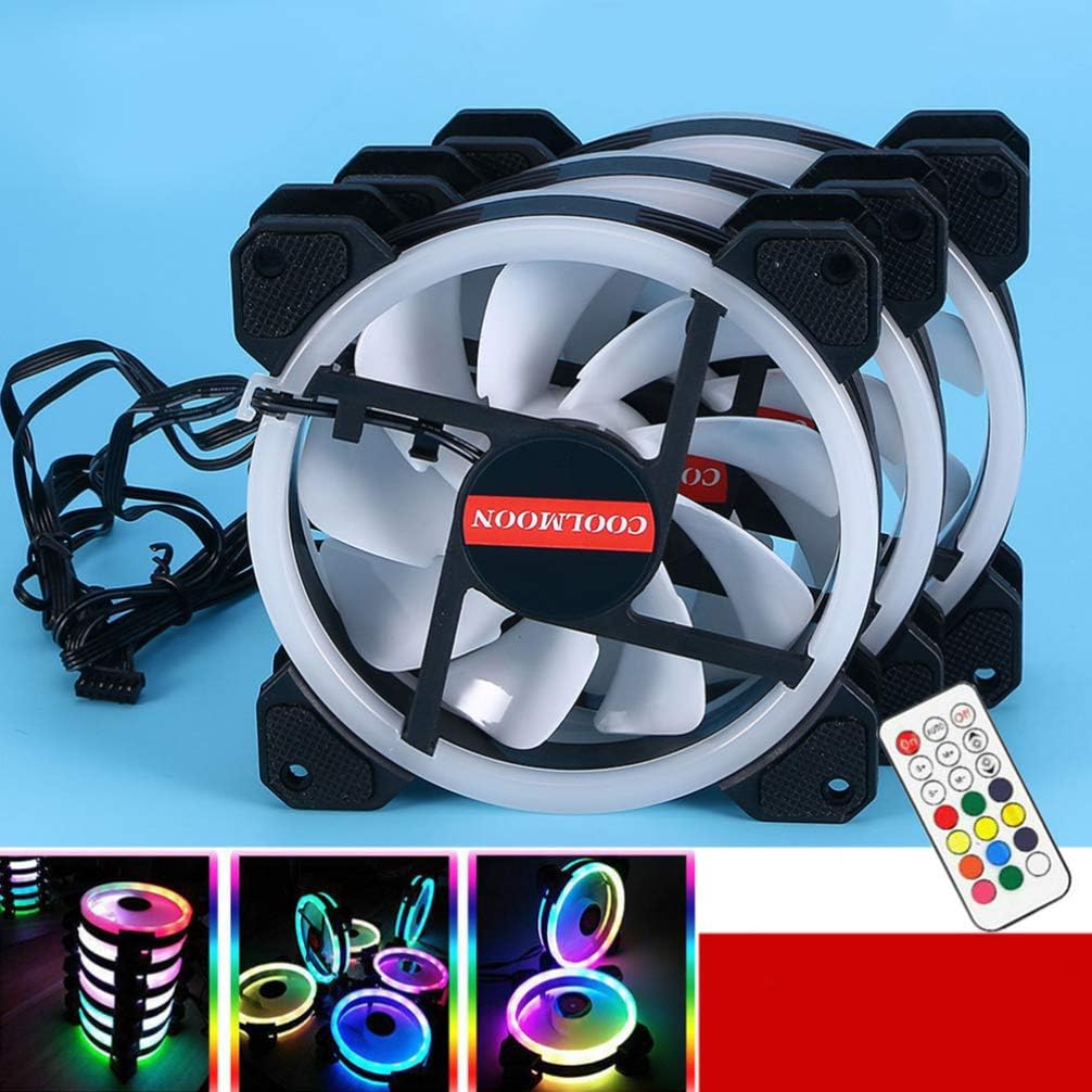 5 Fans 120mm RGB PC Cooling Fan with RGB Controller H872