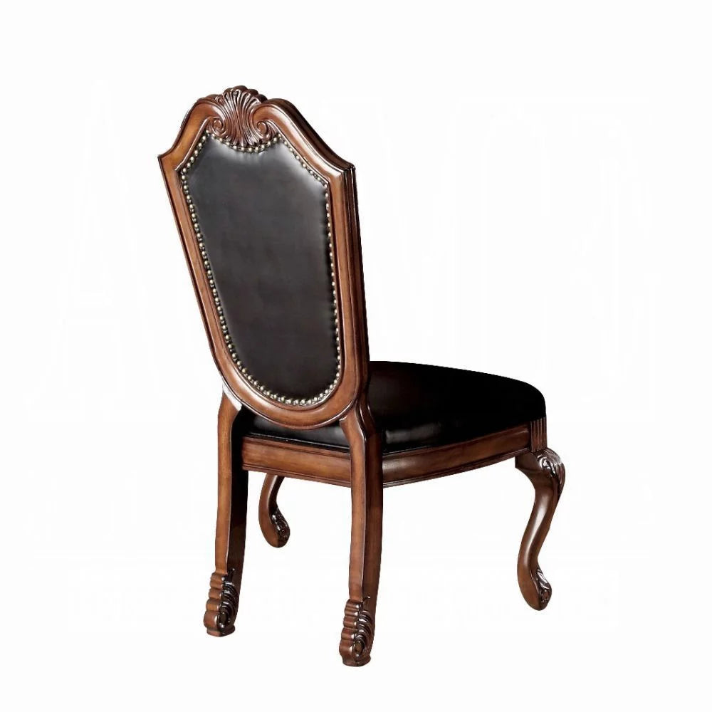 Cherry Finish Side Chair, Set of 2 K748