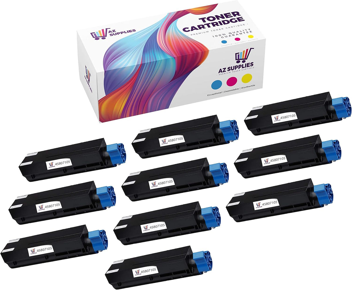 Compatible Toner Cartridge Replacement High Yield Black 10 Packs E81934