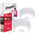 Motion Activated LED Ceiling Light, 2 Pack, Battery Operated, 100 Lumens, Wireless W983