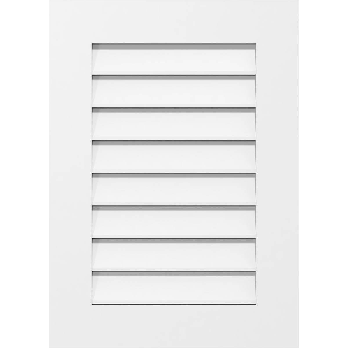 Vertical Surface Mount PVC Gable Vent U597