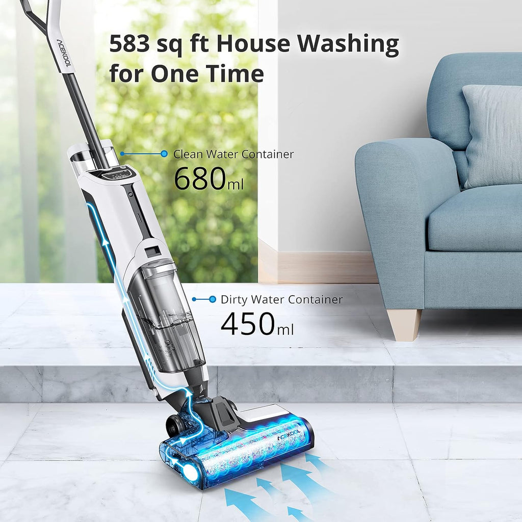 Cordless Wet Dry Vacuum and Mop Cleaner H173