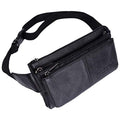 Coffee Leather Waist Bag K311747