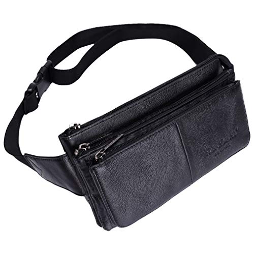 Coffee Leather Waist Bag K311747