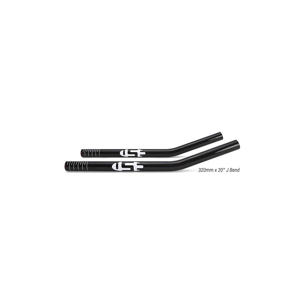 Black 3K Weave Carbon Aero Bar Extensions Q6509