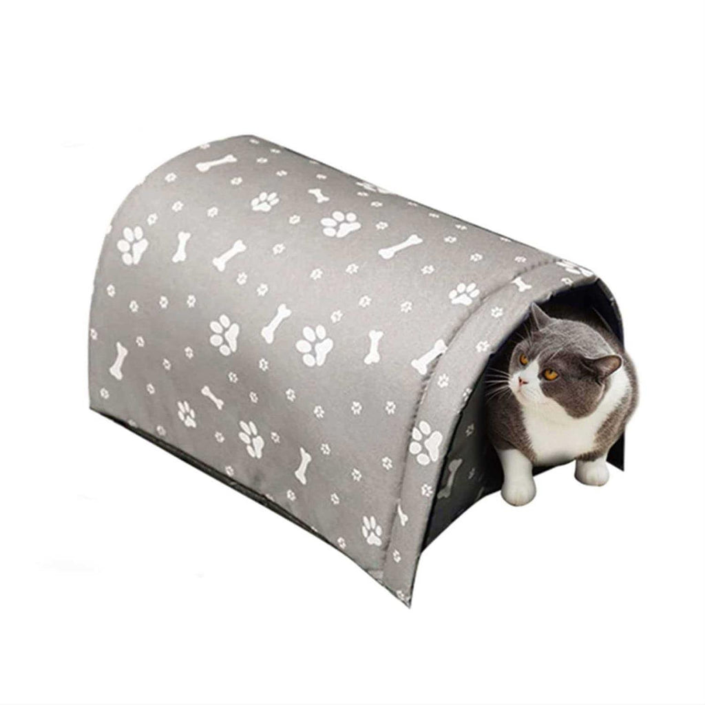 Weatherproof Foldable Cotton Filled Cat House S448457