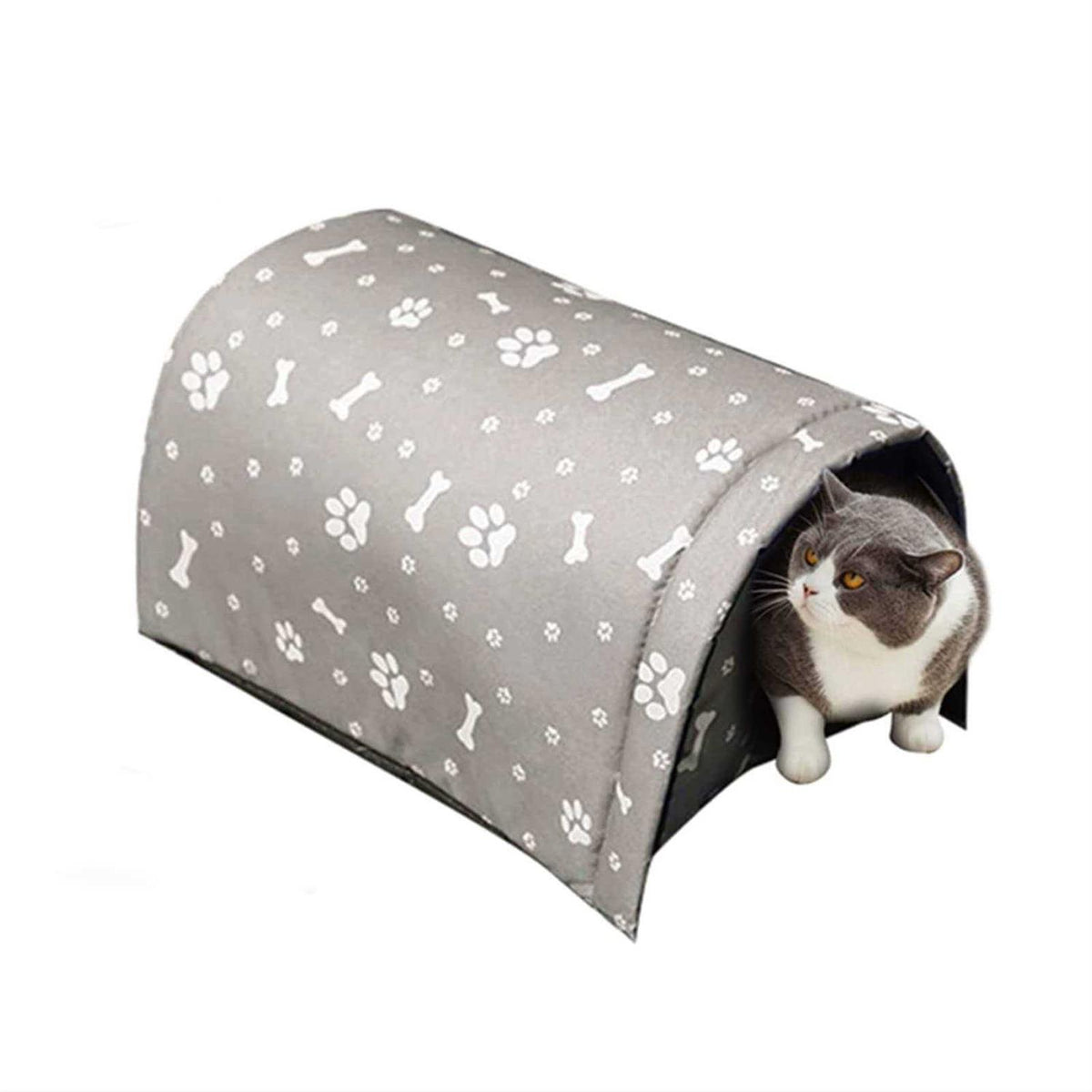 Weatherproof Foldable Cotton Filled Cat House S448457
