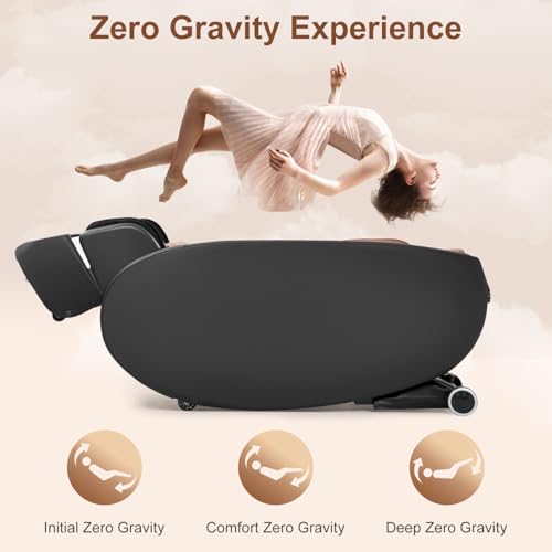 Black Shiatsu Massage Chair with Zero Gravity H75317