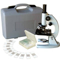 40X-640X Metal Body Glass Lens Student Microscope with ABS Case F201