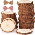 30 Pcs 2.4-2.8 Inches Natural Wood Slices H790