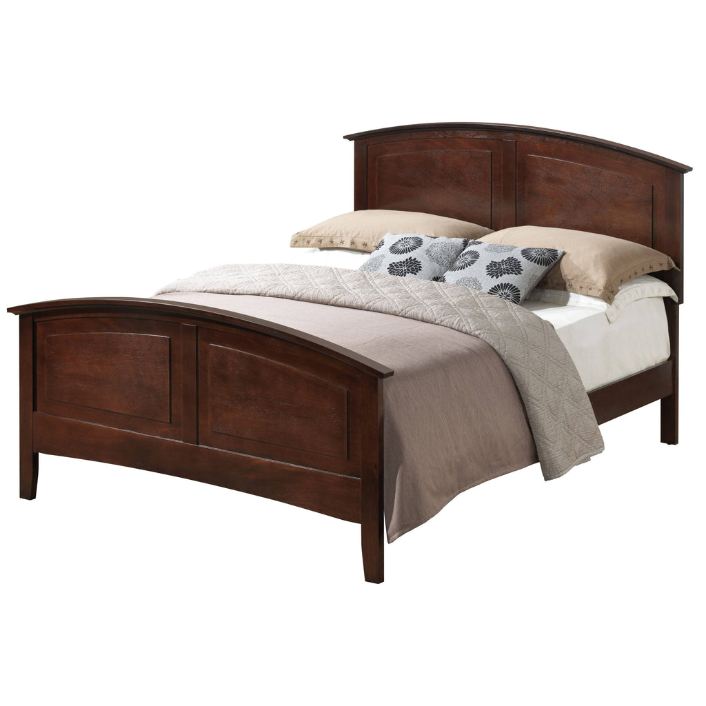Full Panel Bed in Cappuccino T8810