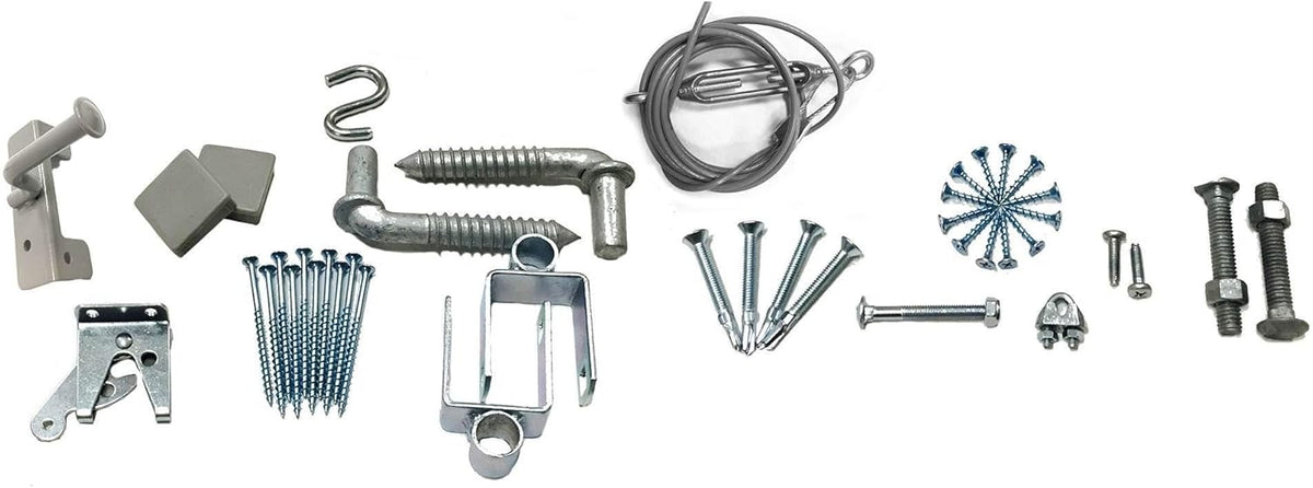 Steel Frame Gate Building Kit, 36-72 Inch Wide Opening (6 Pack) H634789