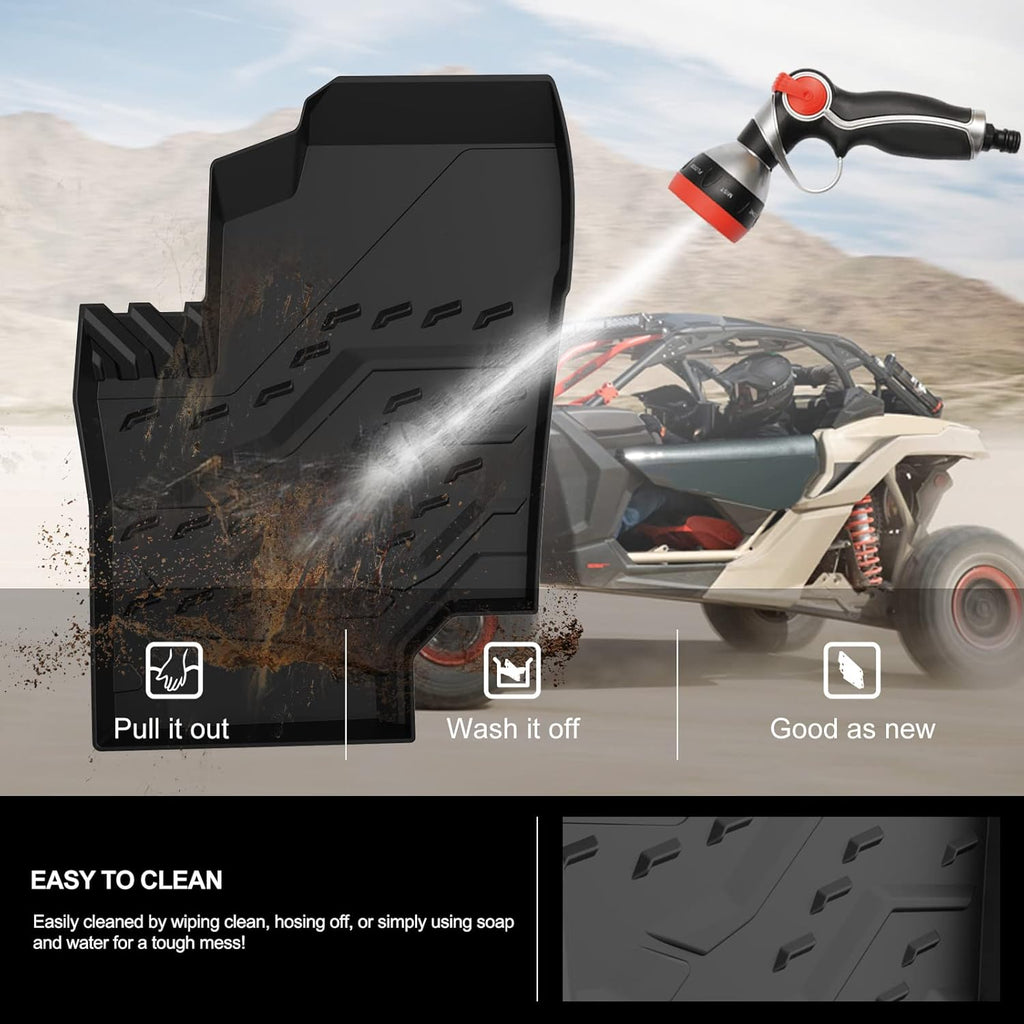 All Weather TPE Floor Mats Black B969933