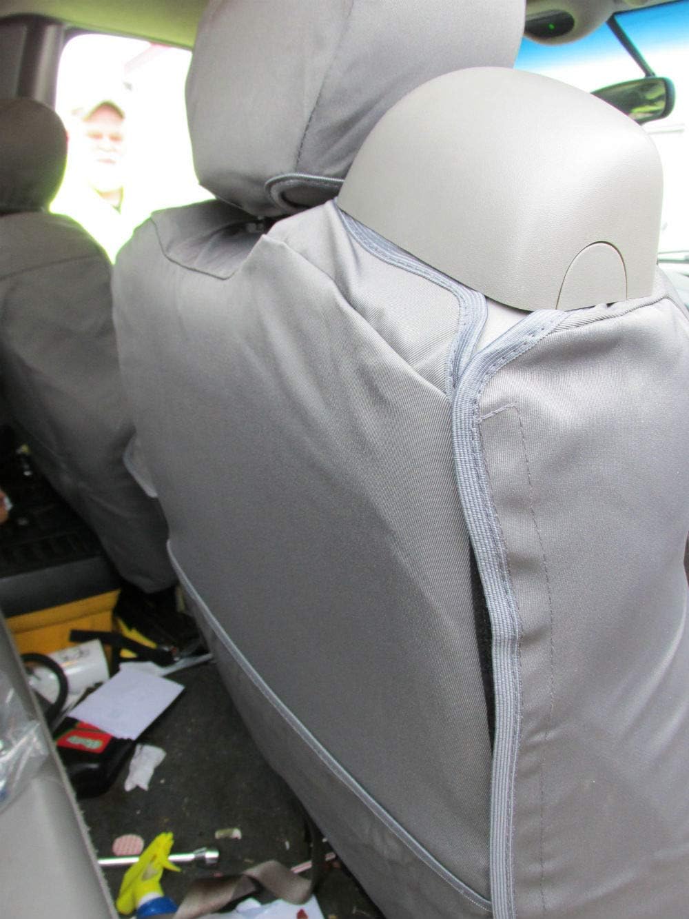 Gray Twill Seat Covers U128