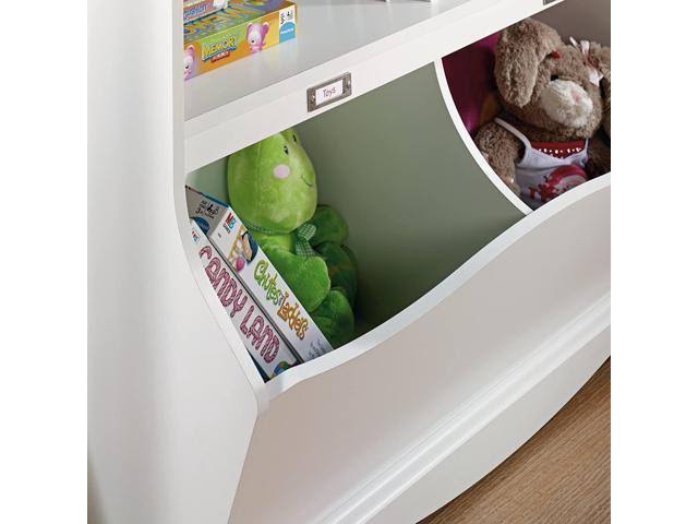 Soft White Bookcase/Footboard P9815