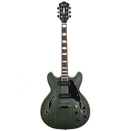Grey Semi-Hollow Body Electric Guitar Z5296