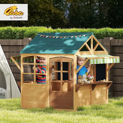 Brown Wooden Foldable Outdoor Playhouse H633