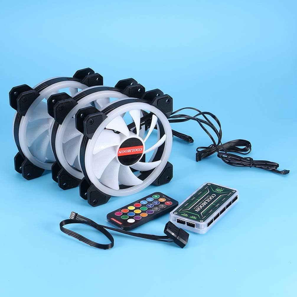5 Fans 120mm RGB PC Cooling Fan with RGB Controller H872