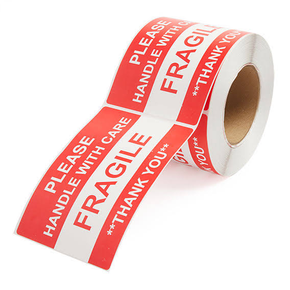 Fragile Handle on Care Labels C3274