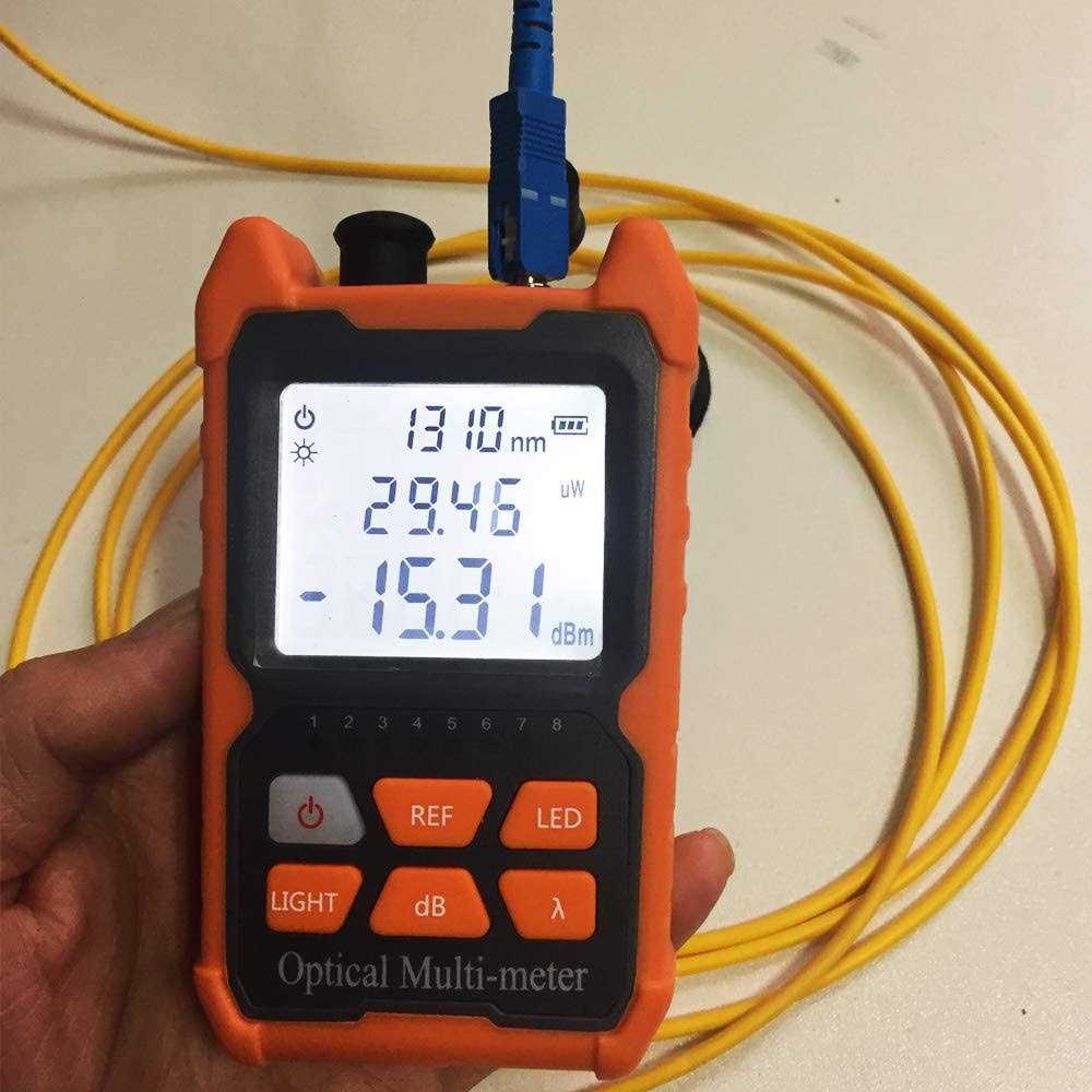 Fiber Optic Cable Tester Optical Fiber Power Meter with Visual Fault Locator I7096