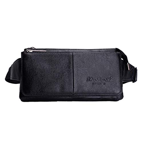 Coffee Leather Waist Bag K311747