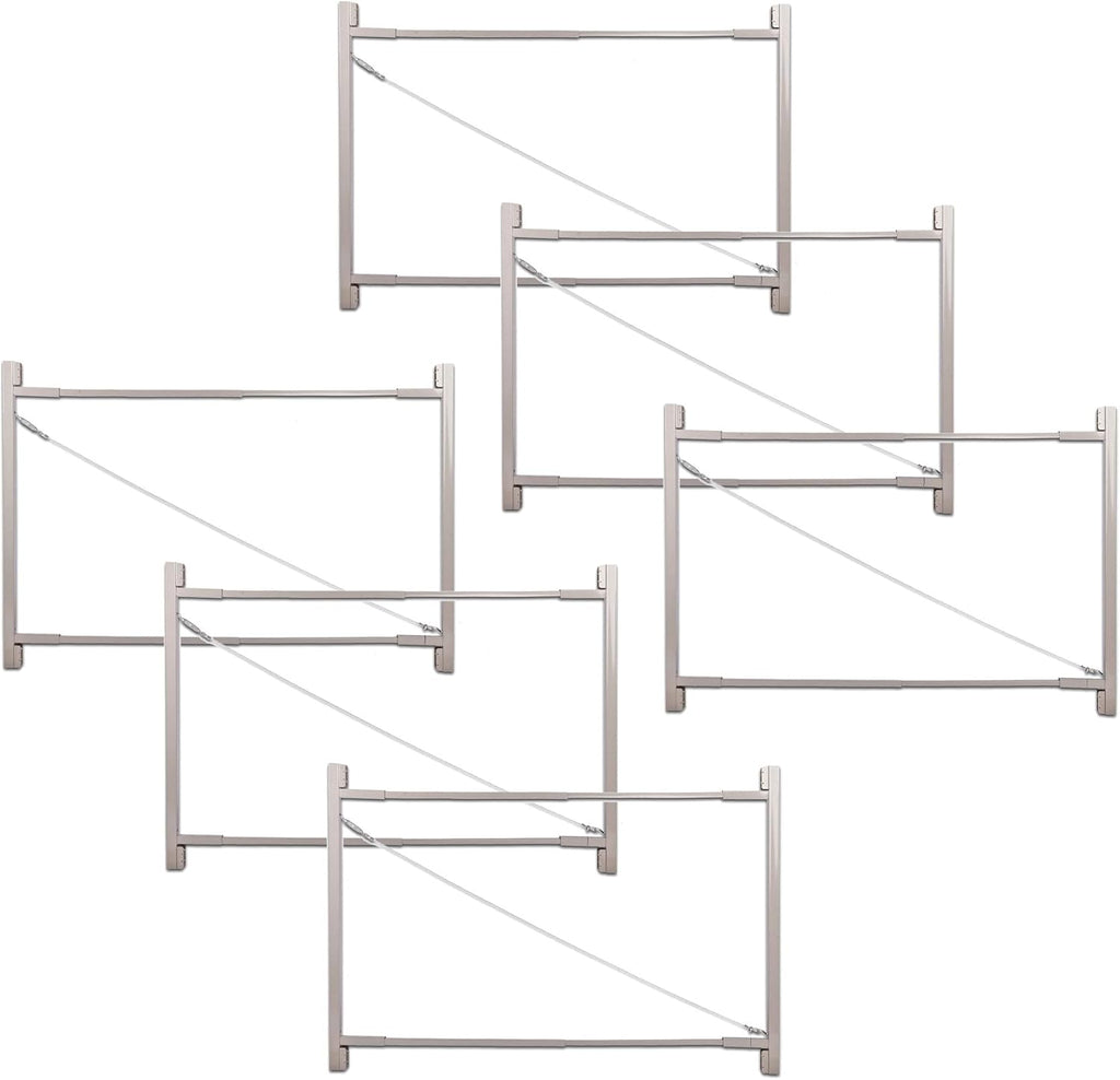 Steel Frame Gate Building Kit, 36-72 Inch Wide Opening (6 Pack) H634789