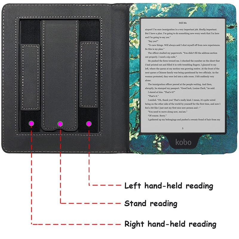 6" eReader Cover for Kobo Clara HD Q617