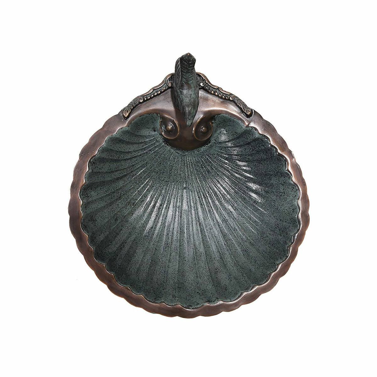 Scallop Shell Birdbath with Stand K51042