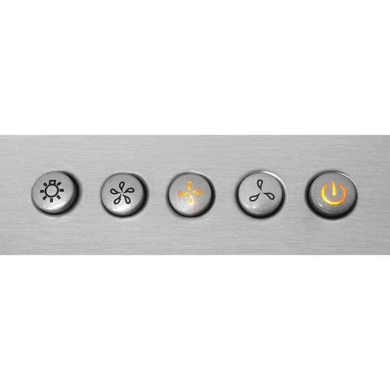 36 in. Stainless Steel Ductless Wall Mount Range Hood with Carbon Filter F838