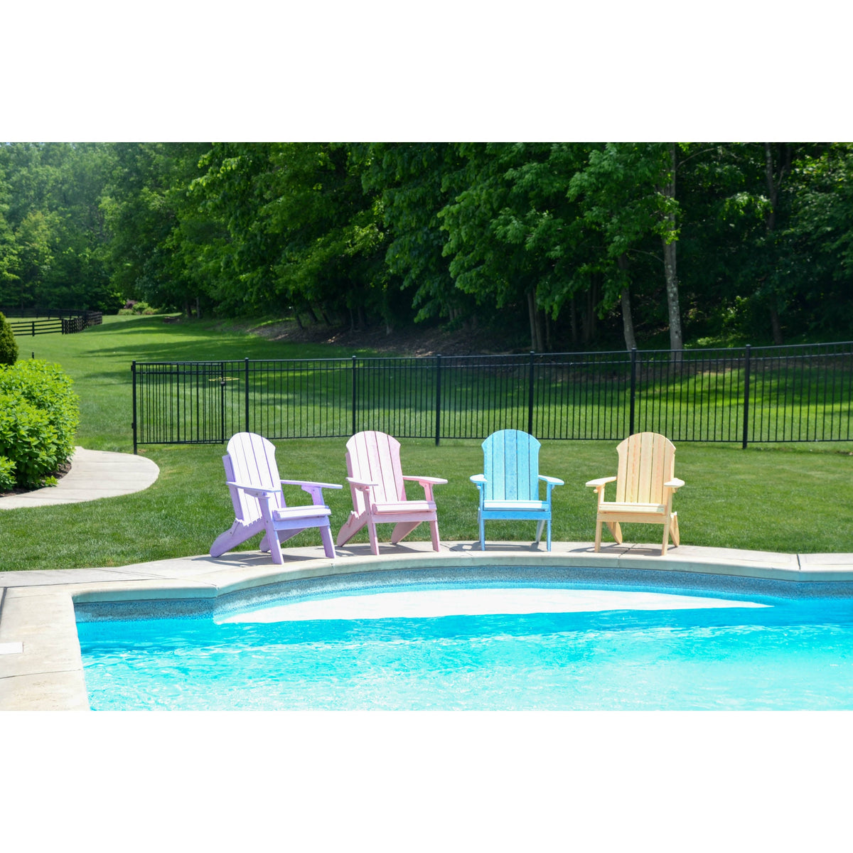 Weathered Wood Folding Adirondack Chair F56870
