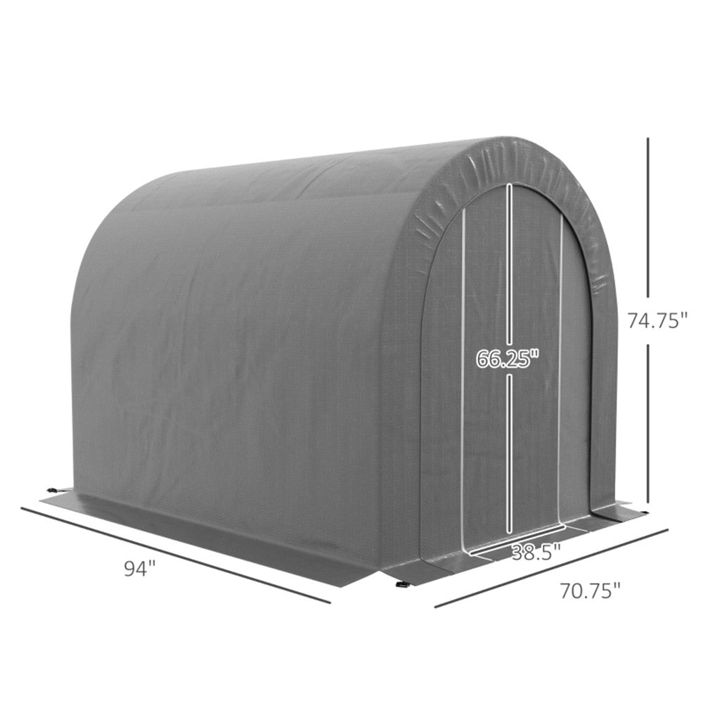 Dark Gray Outdoor Storage Tent Q439