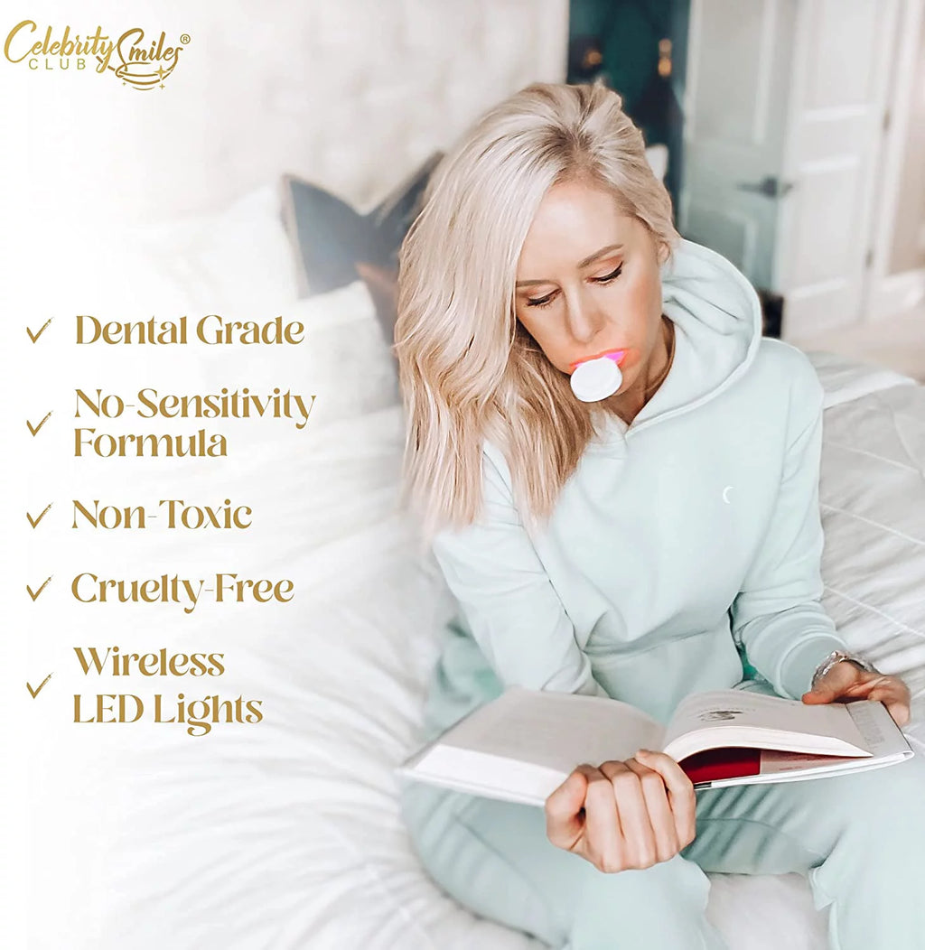 Teeth Whitening Kit with LED Lights and Gel Pens B867