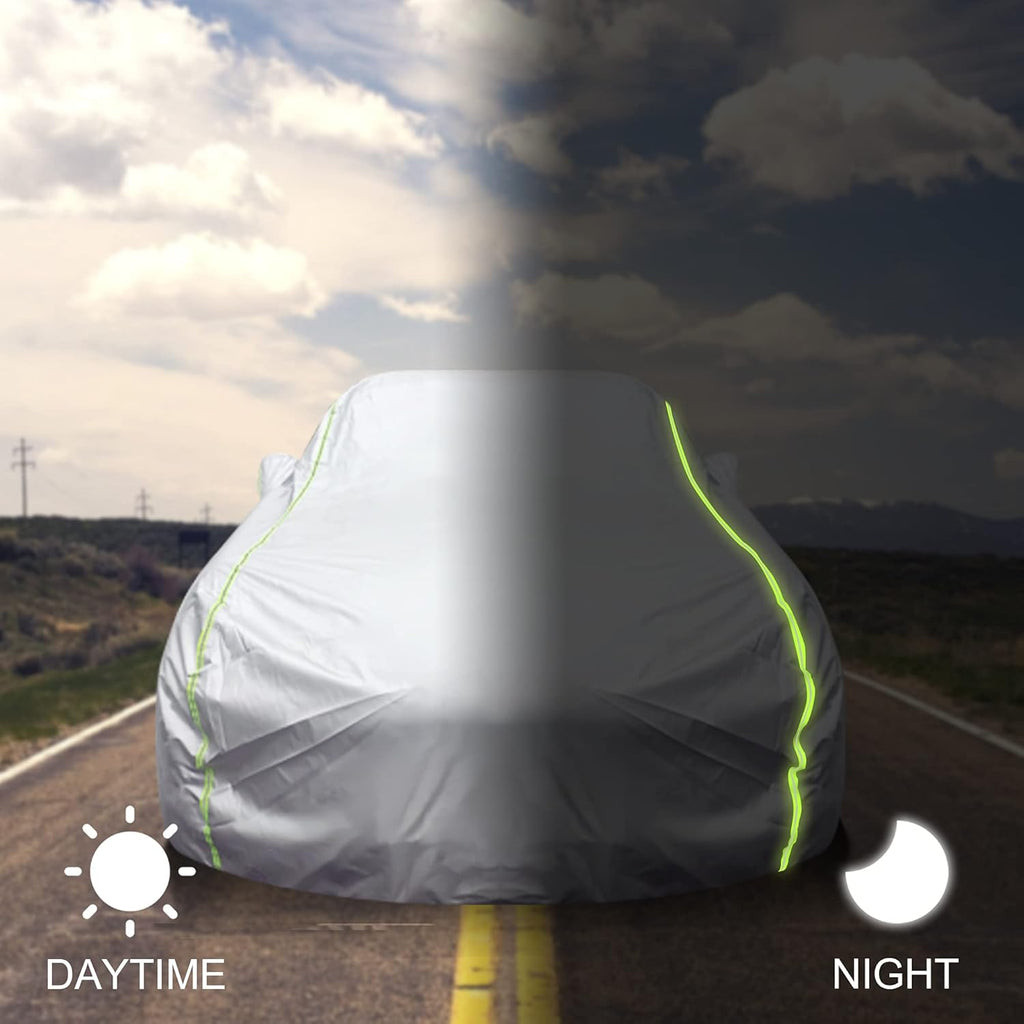 Waterproof 300D Oxford Full Exterior Truck Cover with Zipper D28249