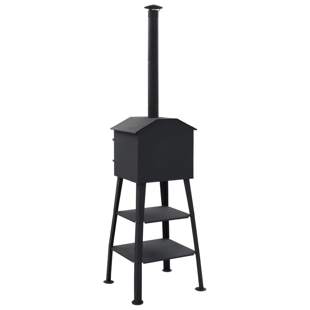 Charcoal Fired Outdoor Pizza Oven with 2 Fireclay Stones M3458