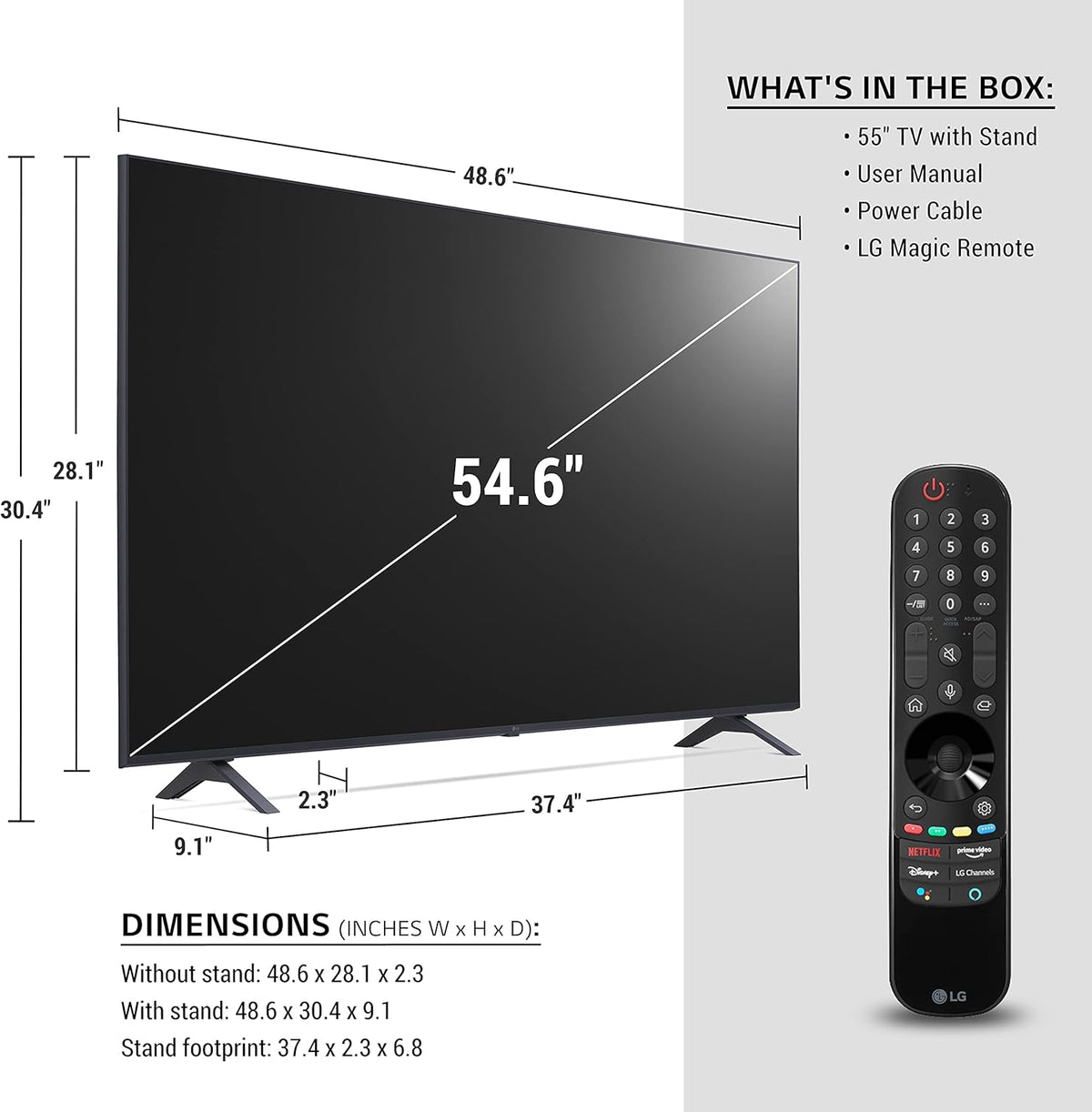 55" 4K UHD Smart TV with 60Hz Refresh Rate Q5496