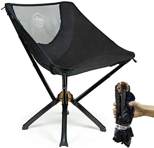Portable Collapsible Camping Chair Supports 300 Lbs V4986