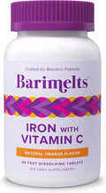 90 Fast-Dissolving Sugar-Free Iron Tablets with Vitamin C Y710