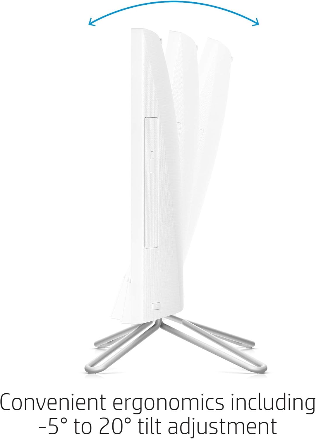 24-inch All-in-One Desktop Computer, AMD Athlon Silver 3050U, 8 GB RAM, 256 GB SSD, Windows 10 Home, White X349769
