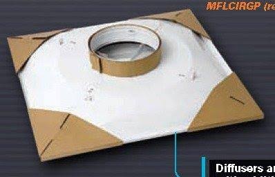 24x22 Drop Ceiling HVAC Supply Grille V539344