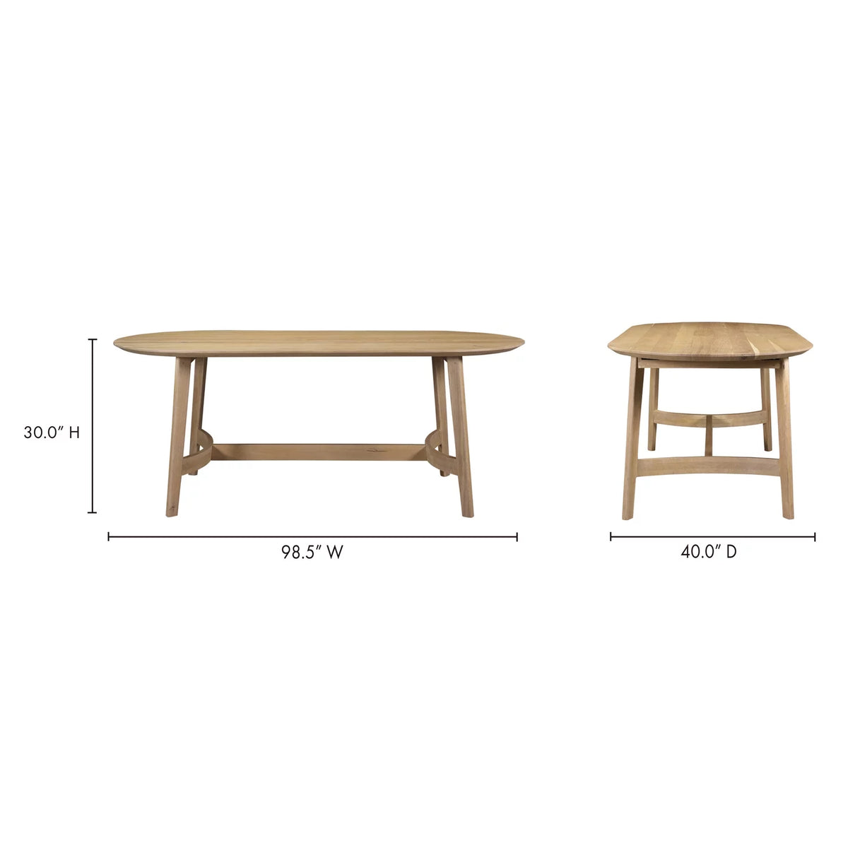 Large Natural Dining Table R6346