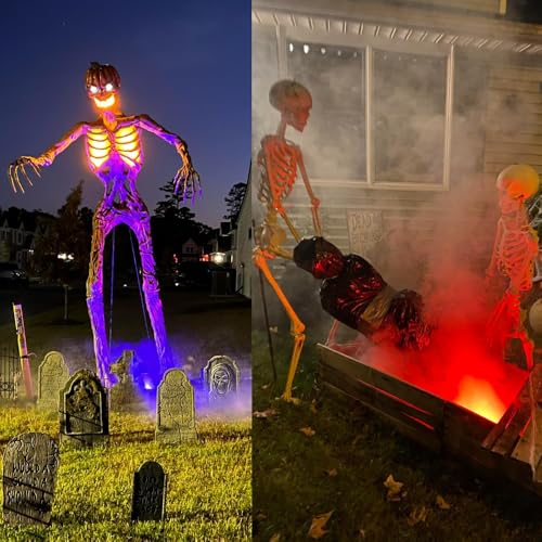 Fog Machine with 45 LED Lights and Wireless Remote Control Y363118
